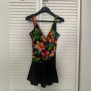 Colorful Floral Miraclesuit One Piece